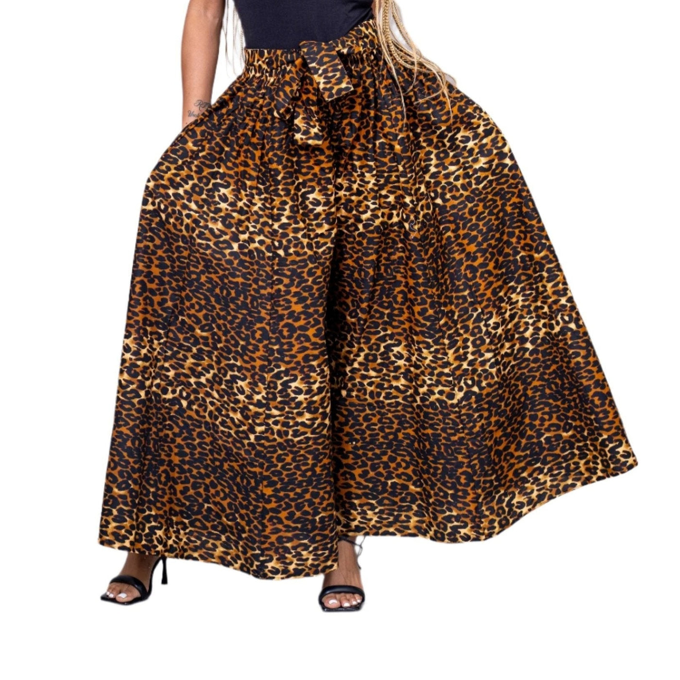 Authentic African Print Wide Leg Pant