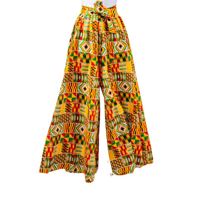 Authentic African Print Wide Leg Pant