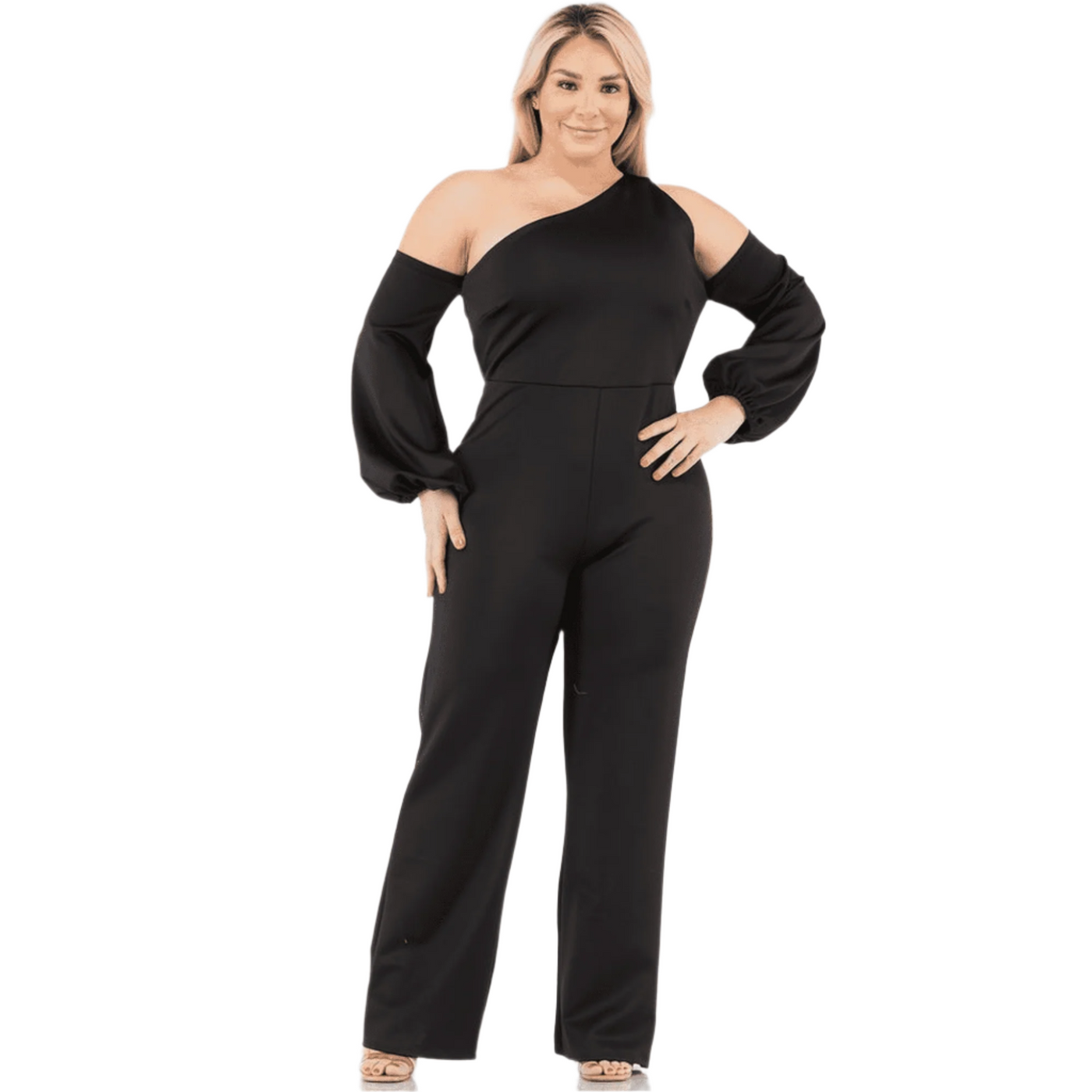 Cold-Shoulder Jumpsuit