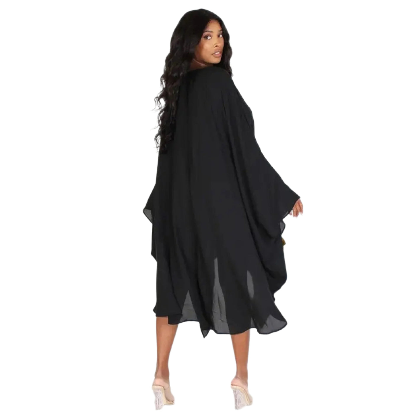 Dolman Oversized Asymmetrical Dress