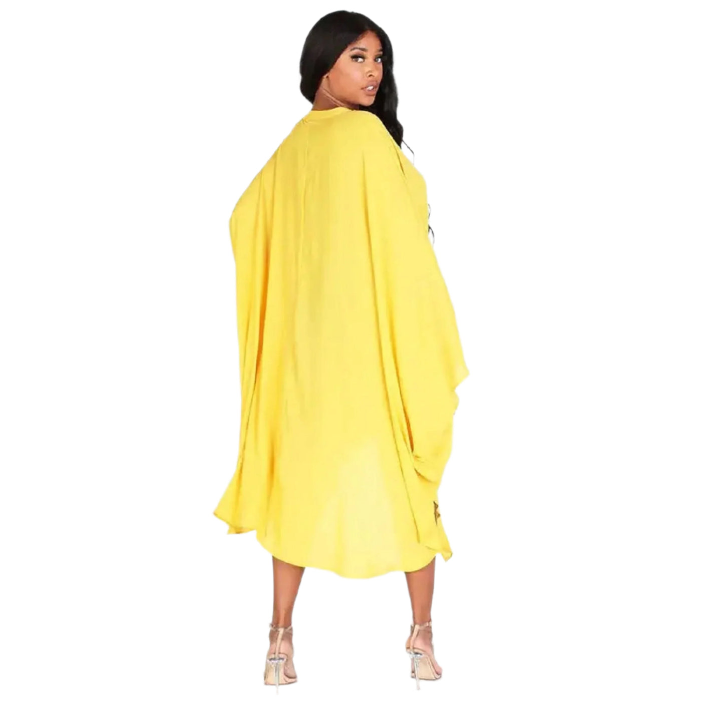 Dolman Oversized Asymmetrical Dress