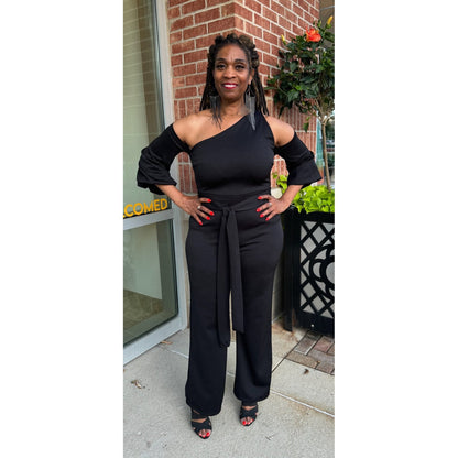 Cold-Shoulder Jumpsuit