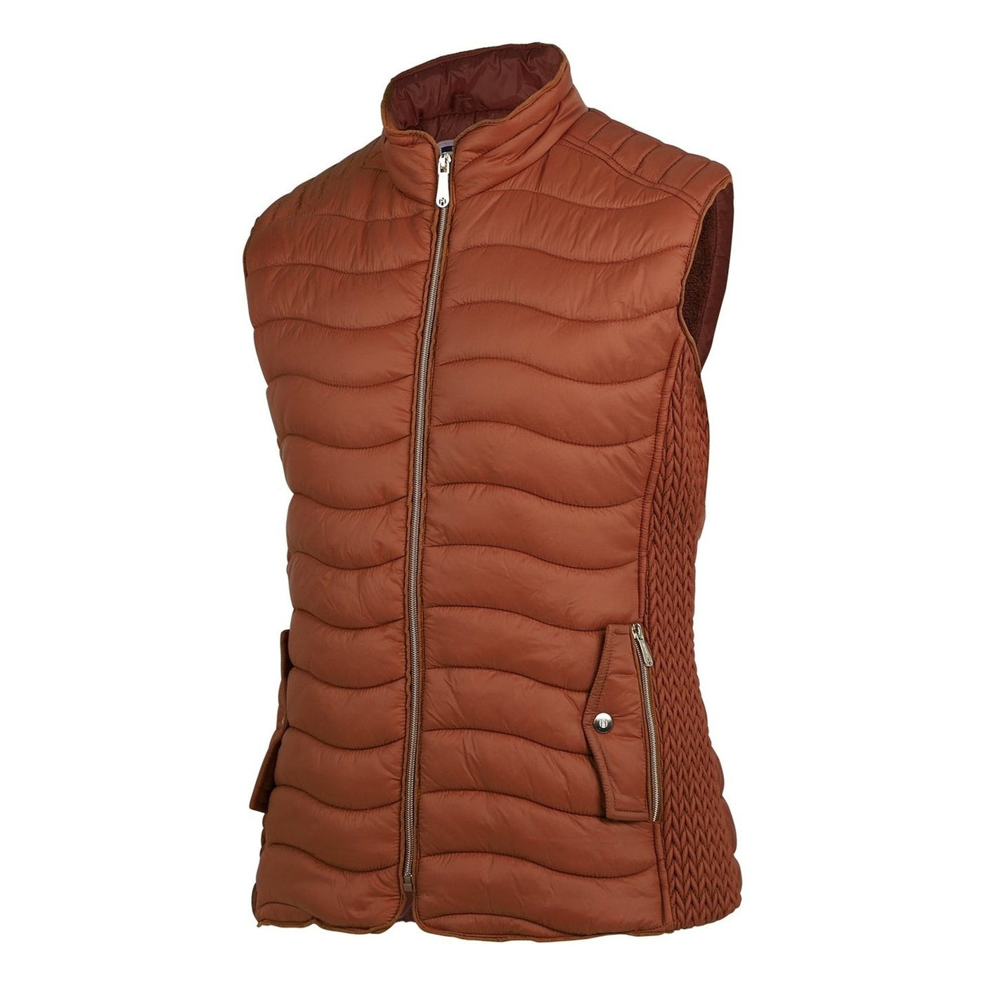 Sleeveless Insulated Sherpa Puffer Vest