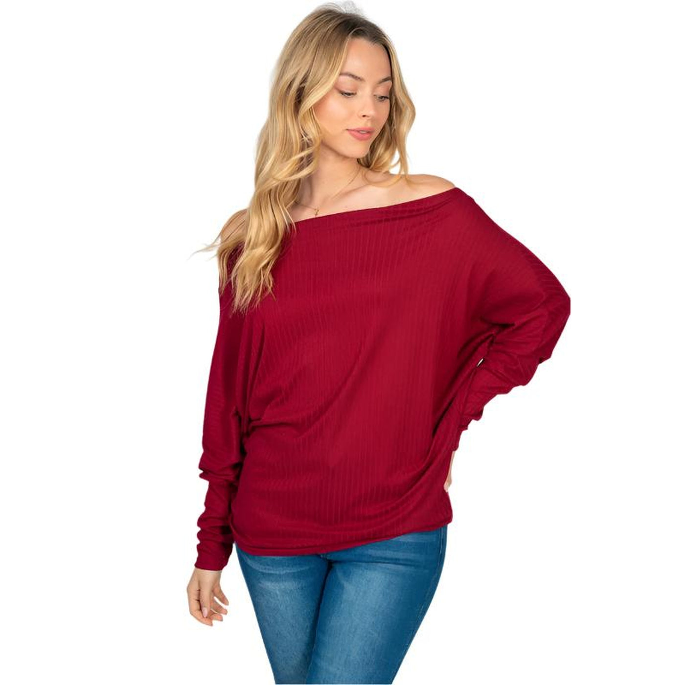 Long Sleeve Solid Knit Top