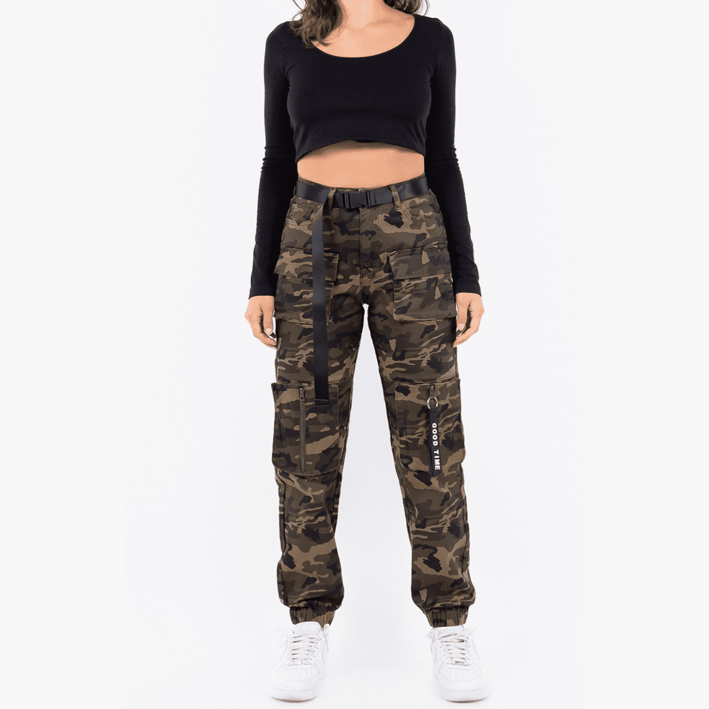 Utility Pocket Long Belt Joggers