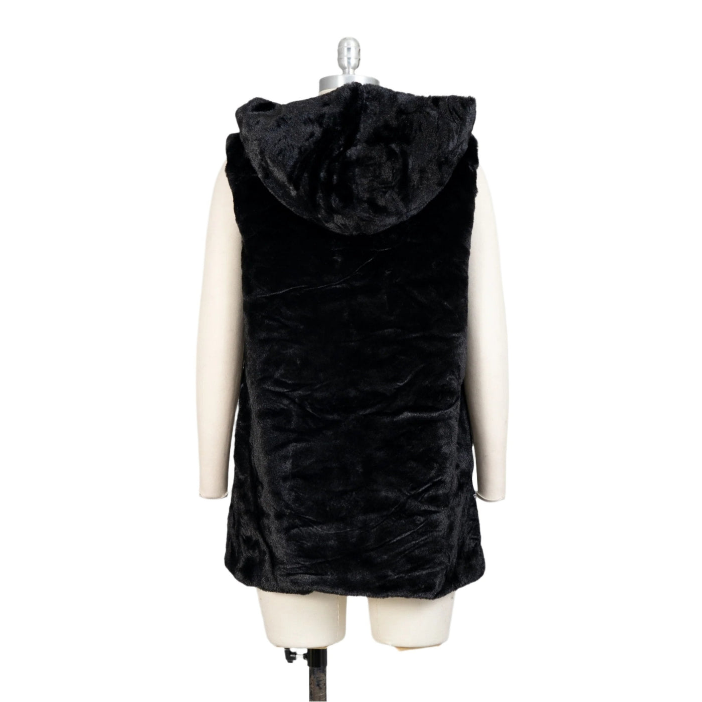 Faux Fur Zipper Vest