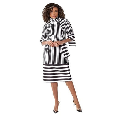 Striped Midi Dress