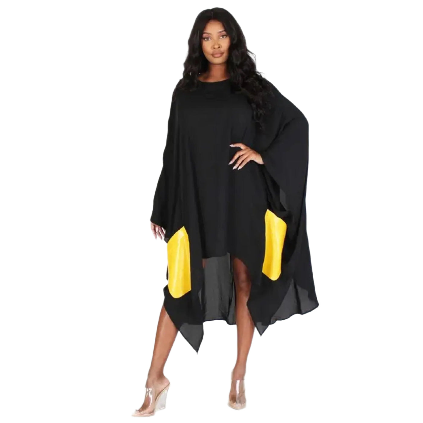 Dolman Oversized Asymmetrical Dress