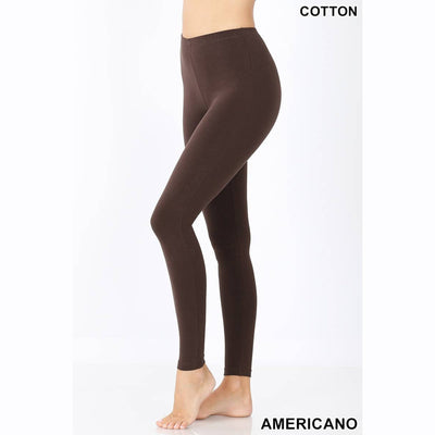 Premium Cotton Full Length Leggings