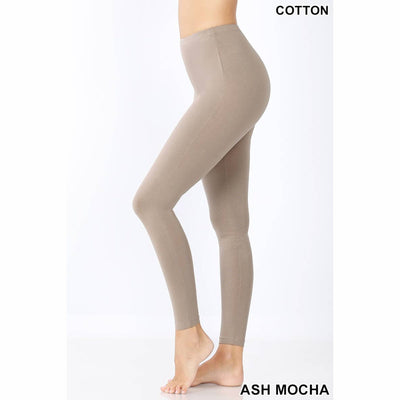 Premium Cotton Full Length Leggings