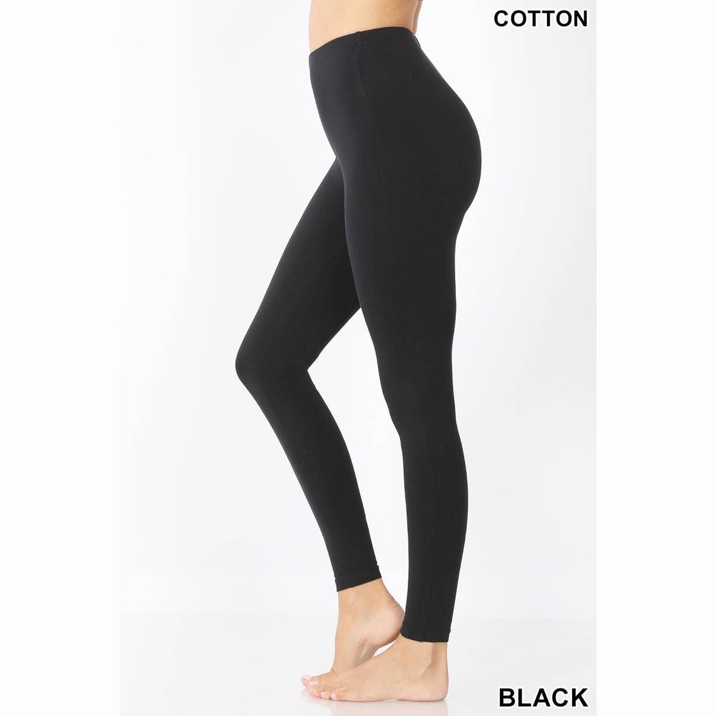 Premium Cotton Full Length Leggings