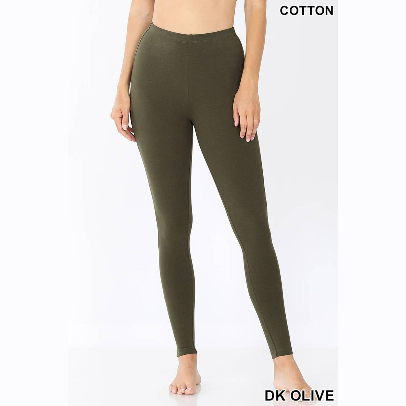 Premium Cotton Full Length Leggings