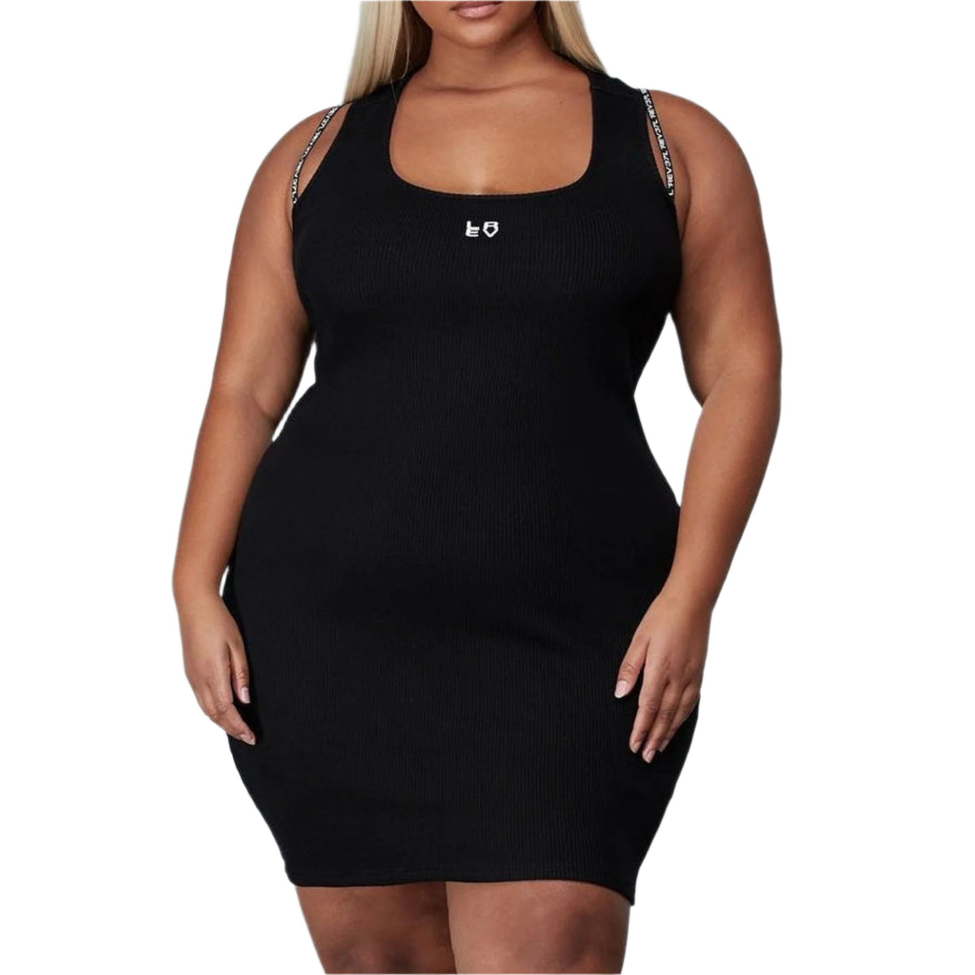 Ribbed Knit Bodycon PlusSize Dress